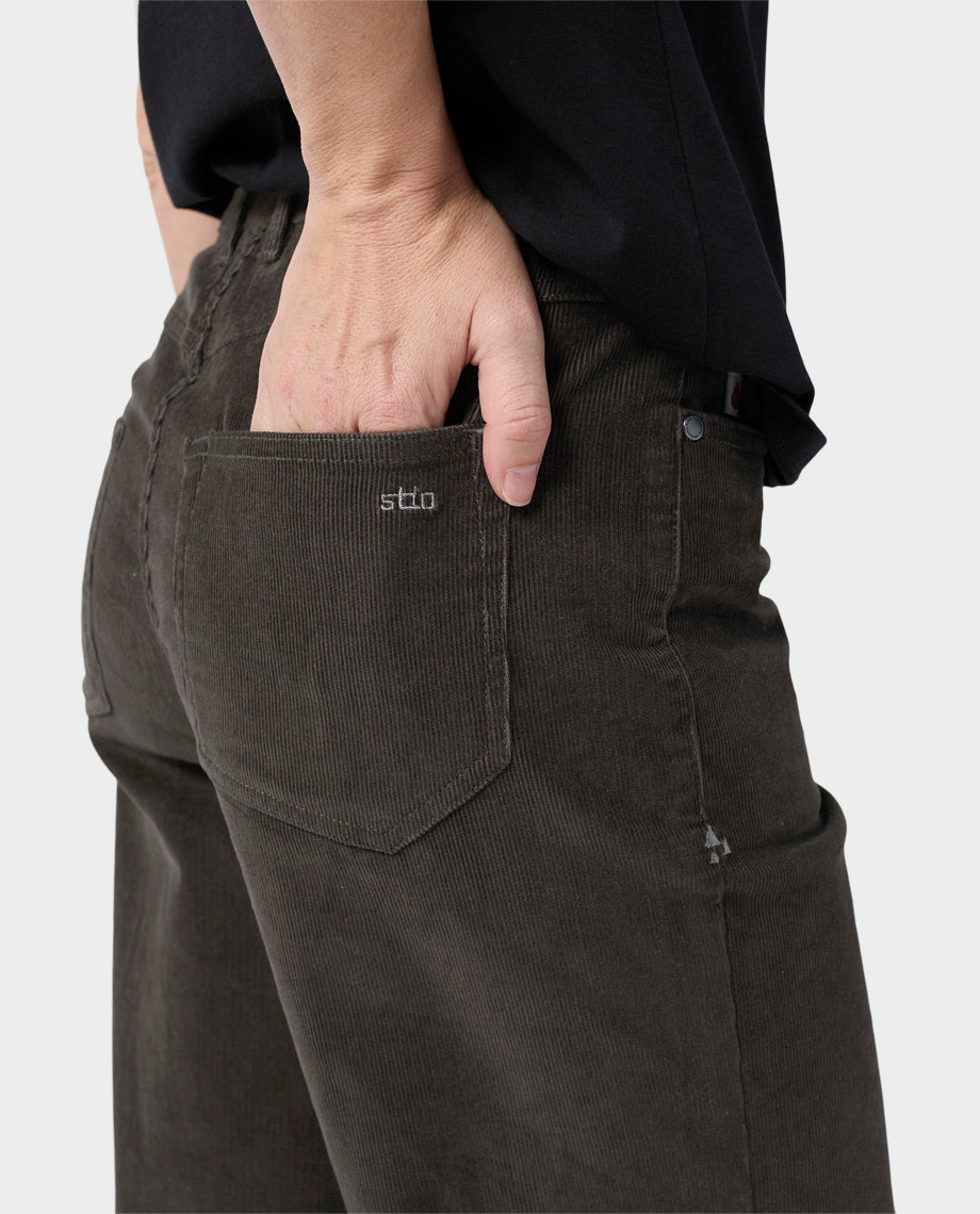 Women's Rivet Wide Leg Cord - Image 5