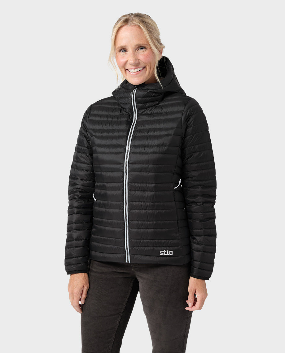 Women's Pinion Down Hooded Jacket - Image 6