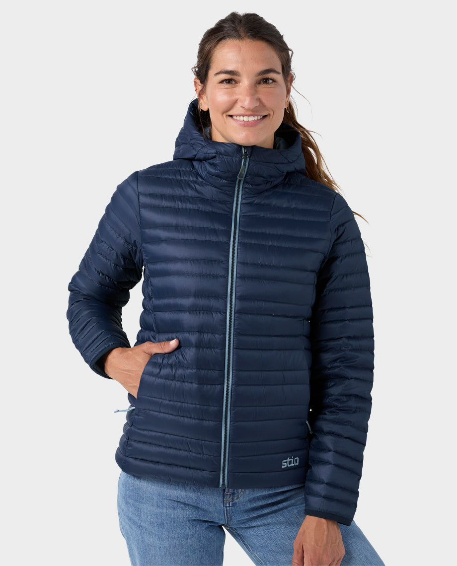 Women's Pinion Down Hooded Jacket - Image 10