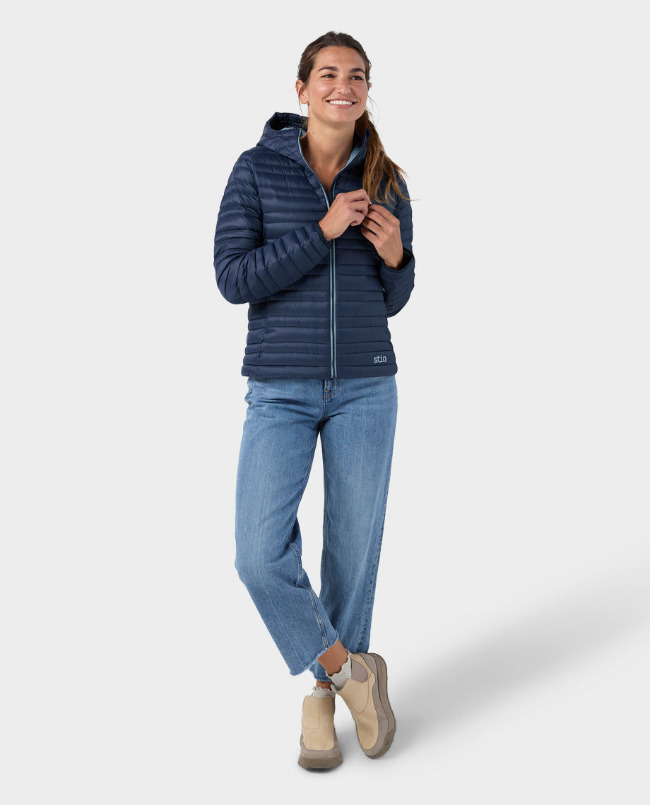 Women's Pinion Down Hooded Jacket - Image 11