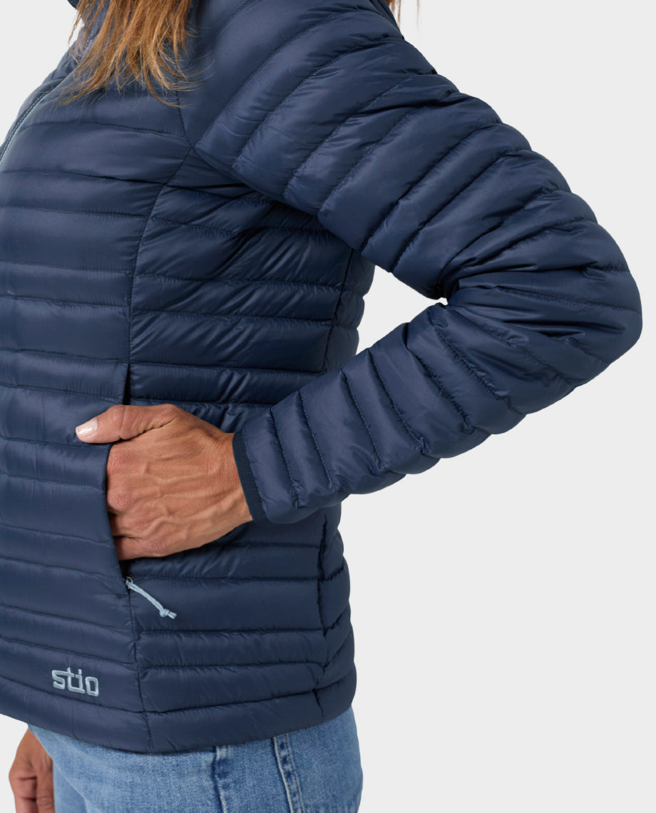Women's Pinion Down Hooded Jacket - Image 13