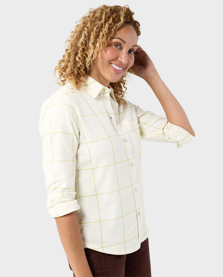 Women's Miter Stretch Lightweight Flannel Shirt - Image 7