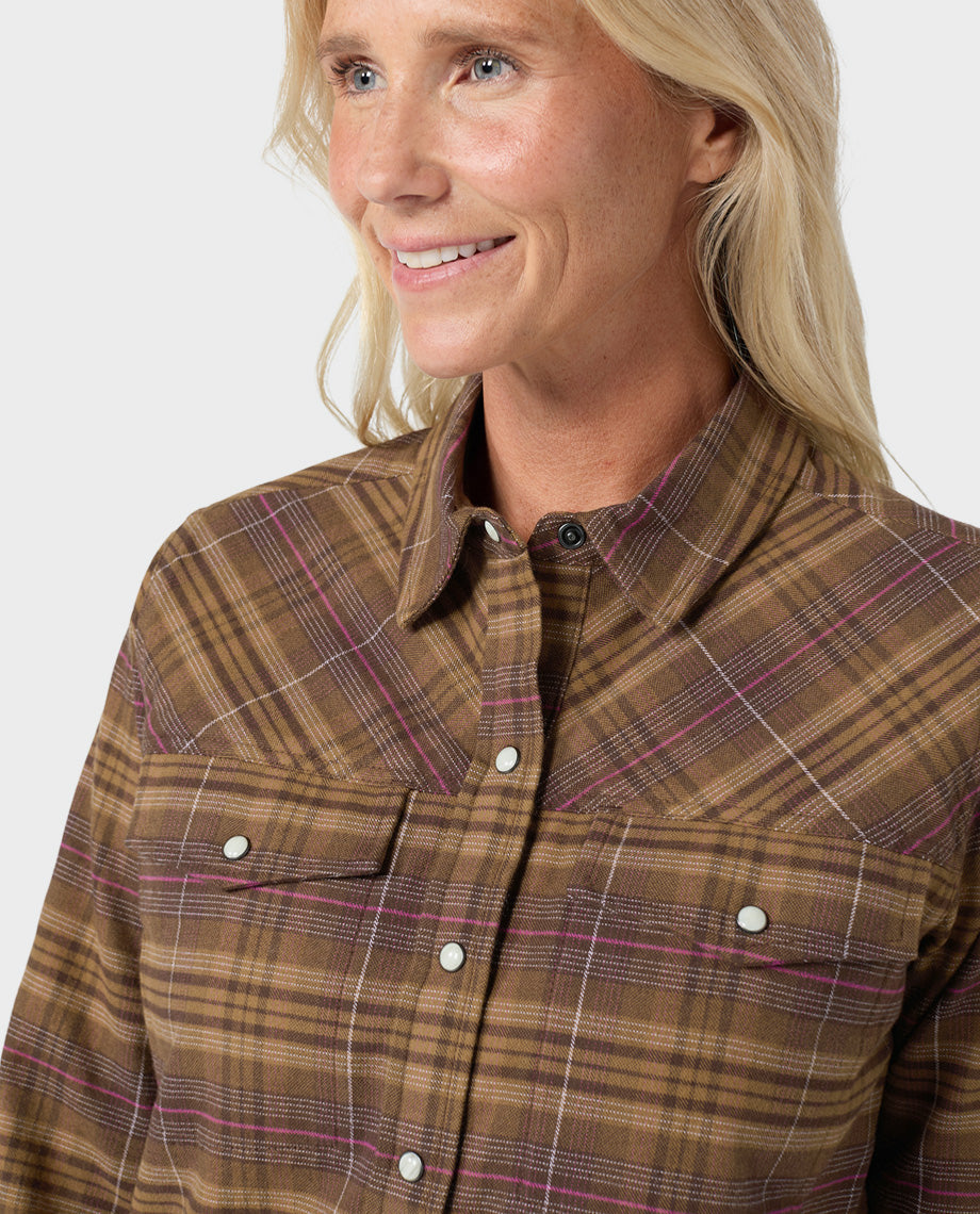 Women's Slipstone Midweight Flannel Shirt - Image 16
