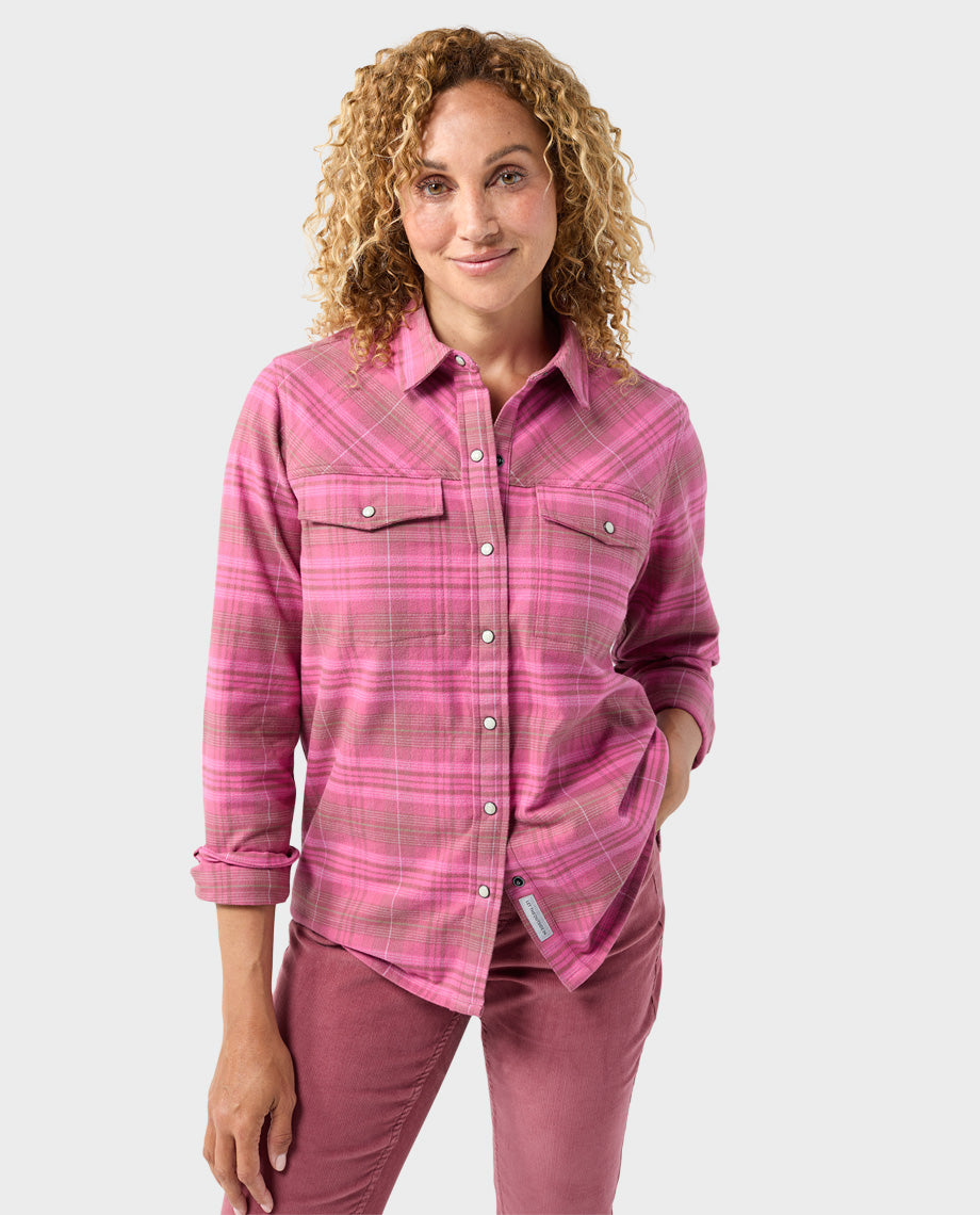 Women's Slipstone Midweight Flannel Shirt - Image 23
