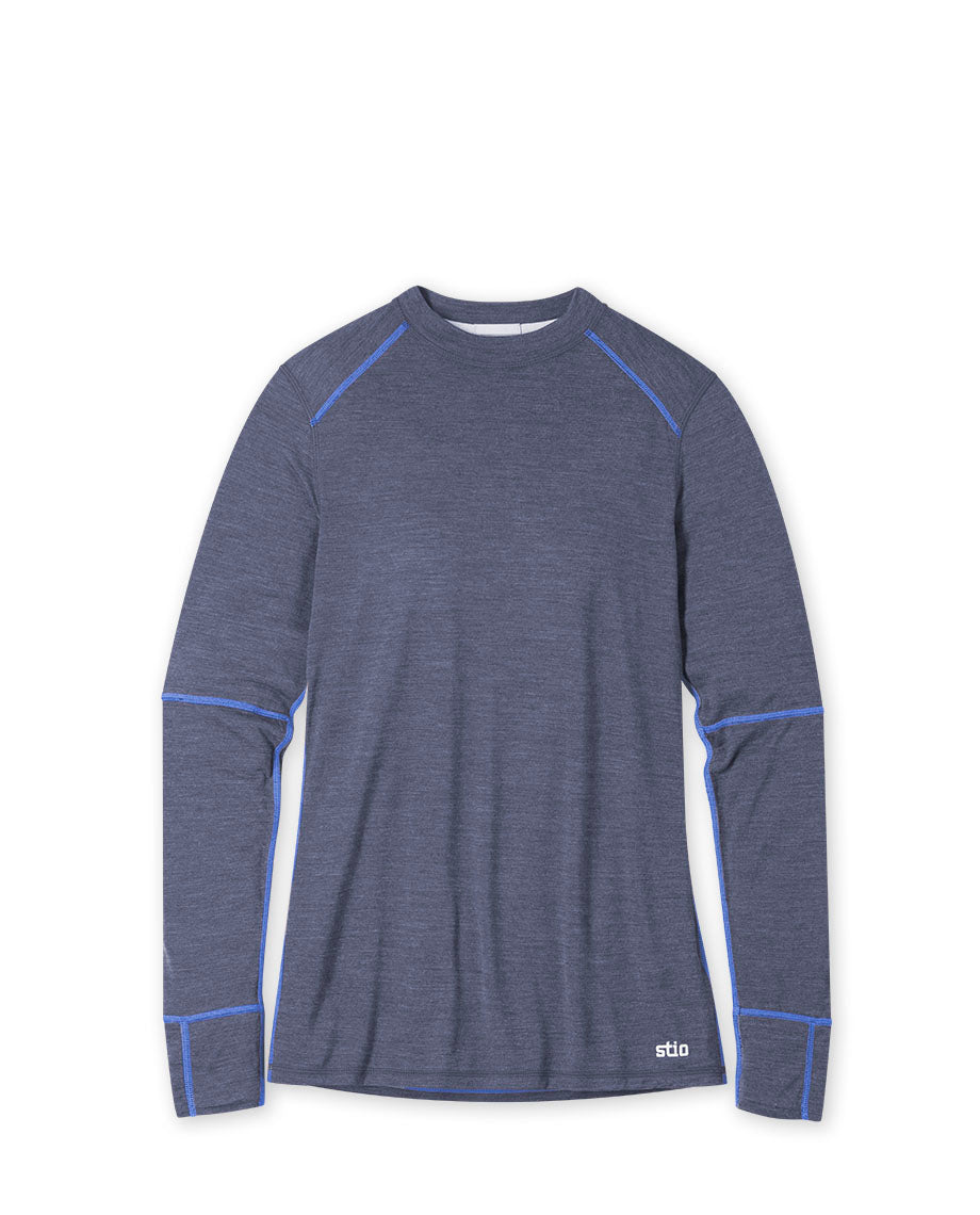 Women's Basis PeakWool Lightweight Crew LS - Image 16