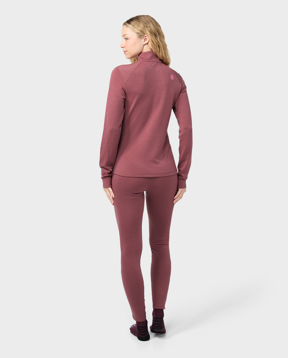 Women's Basis PeakWool Midweight Half Zip - Image 18
