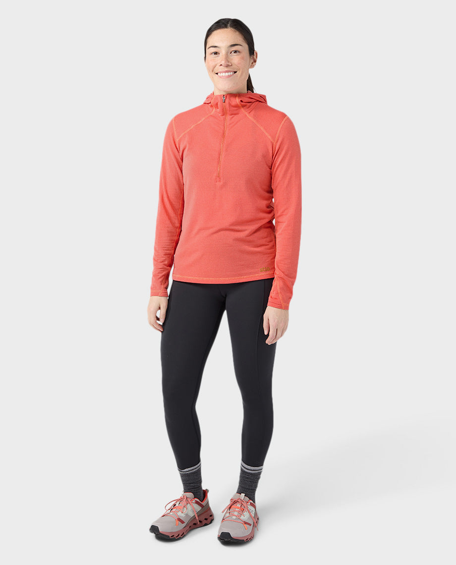 Women's Trax Power Grid Half Zip Hoodie - Image 3