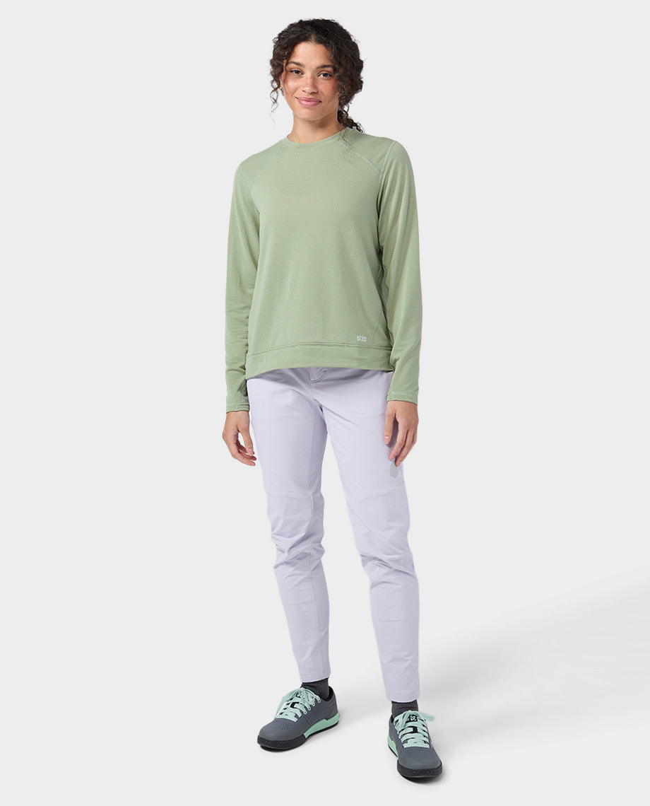 Women's Trax Power Grid Crew - Image 3