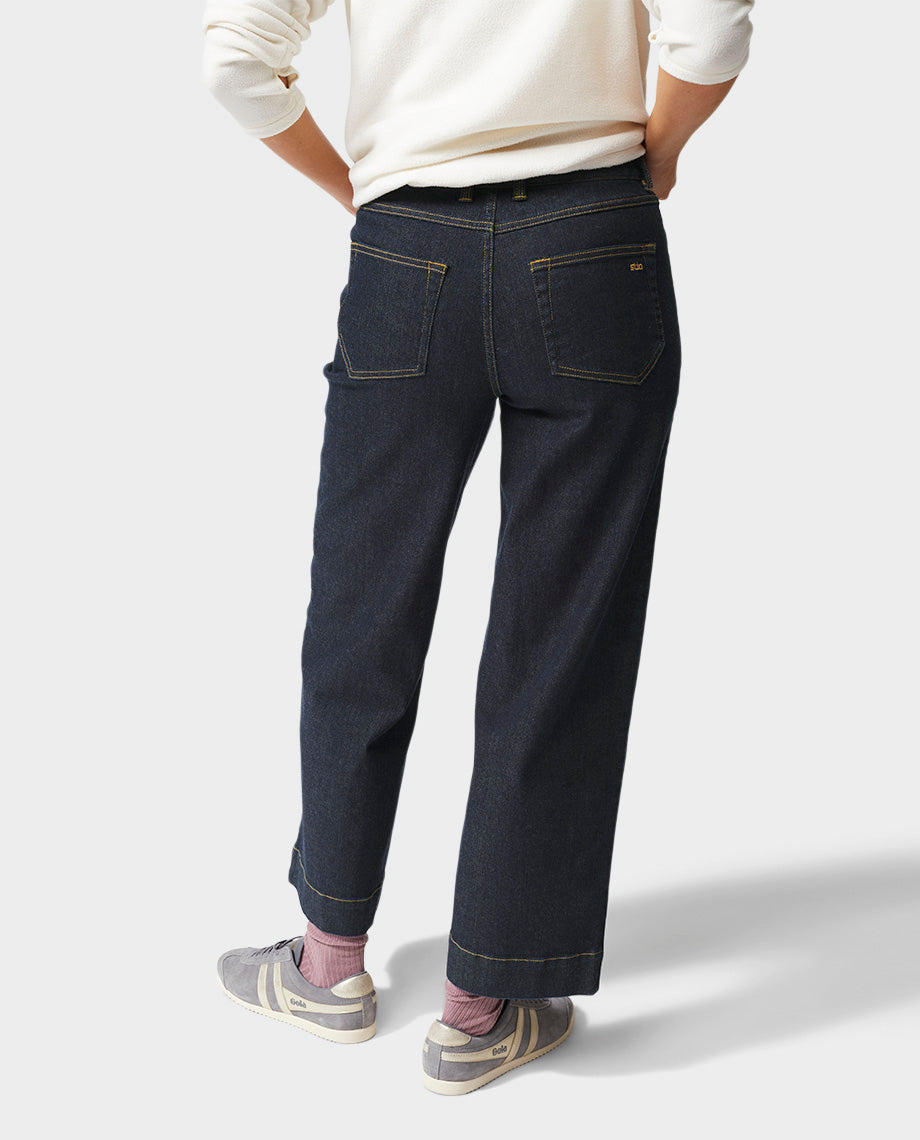 Women's Rivet Wide Leg Jean - Image 4