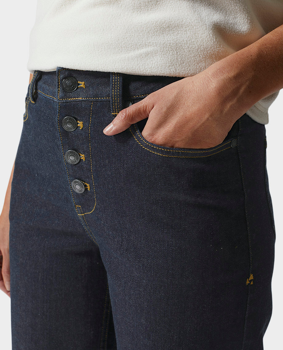 Women's Rivet Wide Leg Jean - Image 8