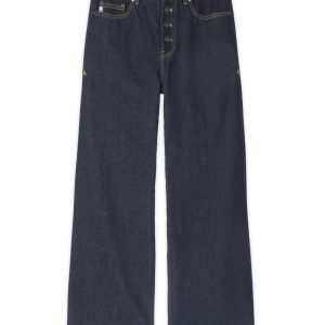 Women's Rivet Wide Leg Jean