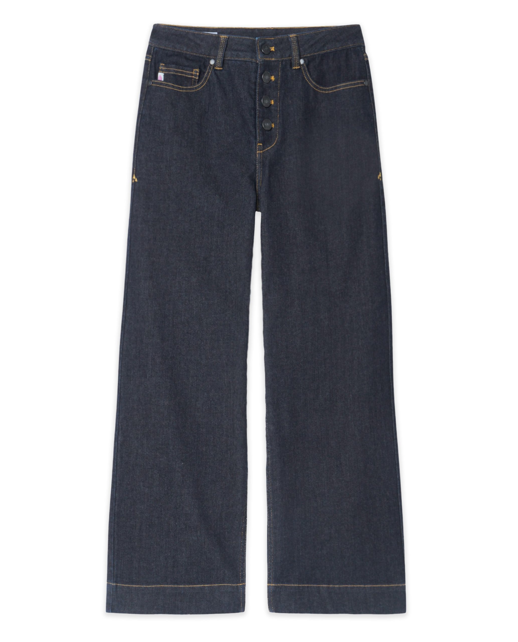Women's Rivet Wide Leg Jean