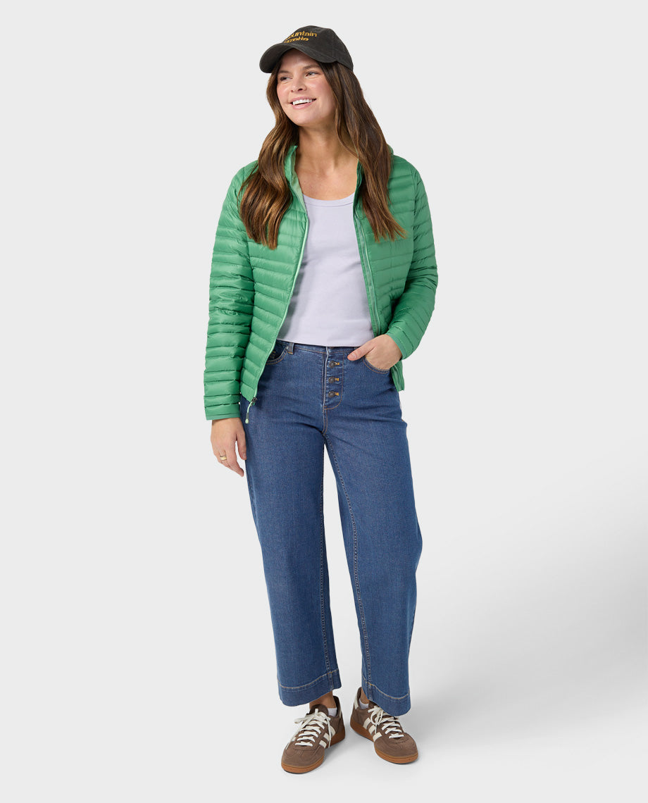 Women's Rivet Wide Leg Jean - Image 12