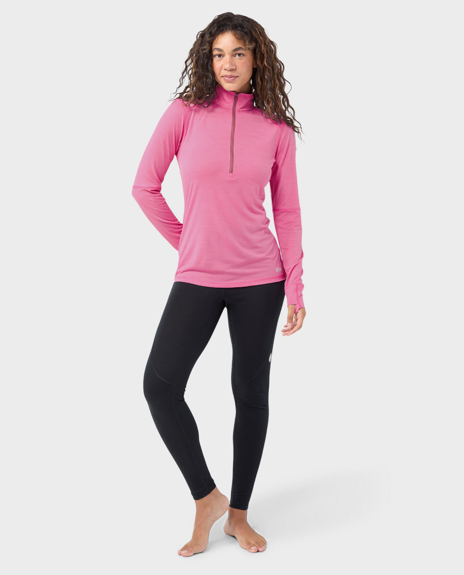 Women's Basis PeakWool Lightweight Half Zip - Image 17