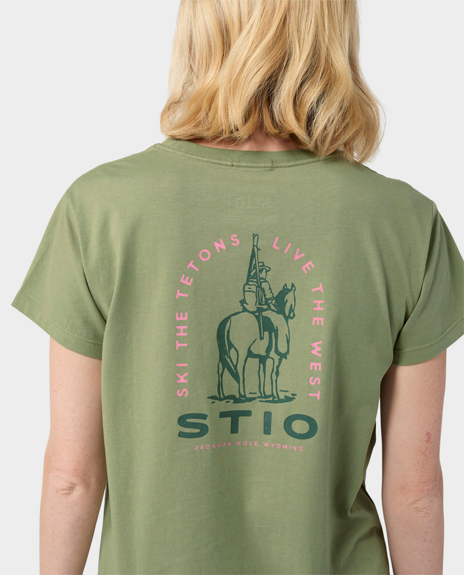 Women's Ski the Tetons Tee - Image 3
