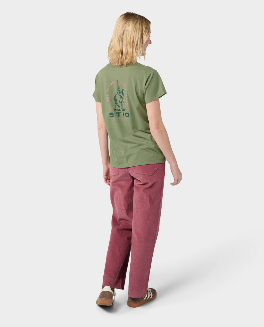 Women's Ski the Tetons Tee - Image 5
