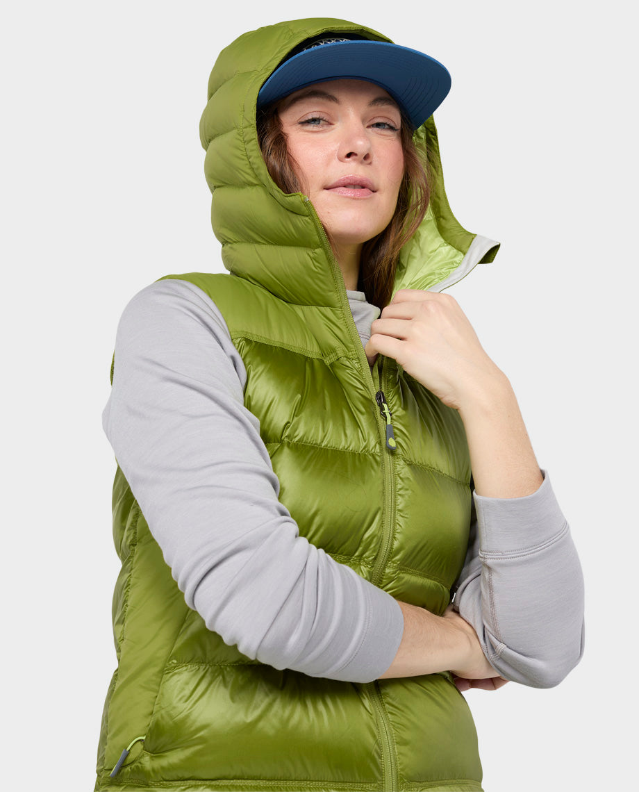 Women's Hometown Down Hooded Vest - Image 7