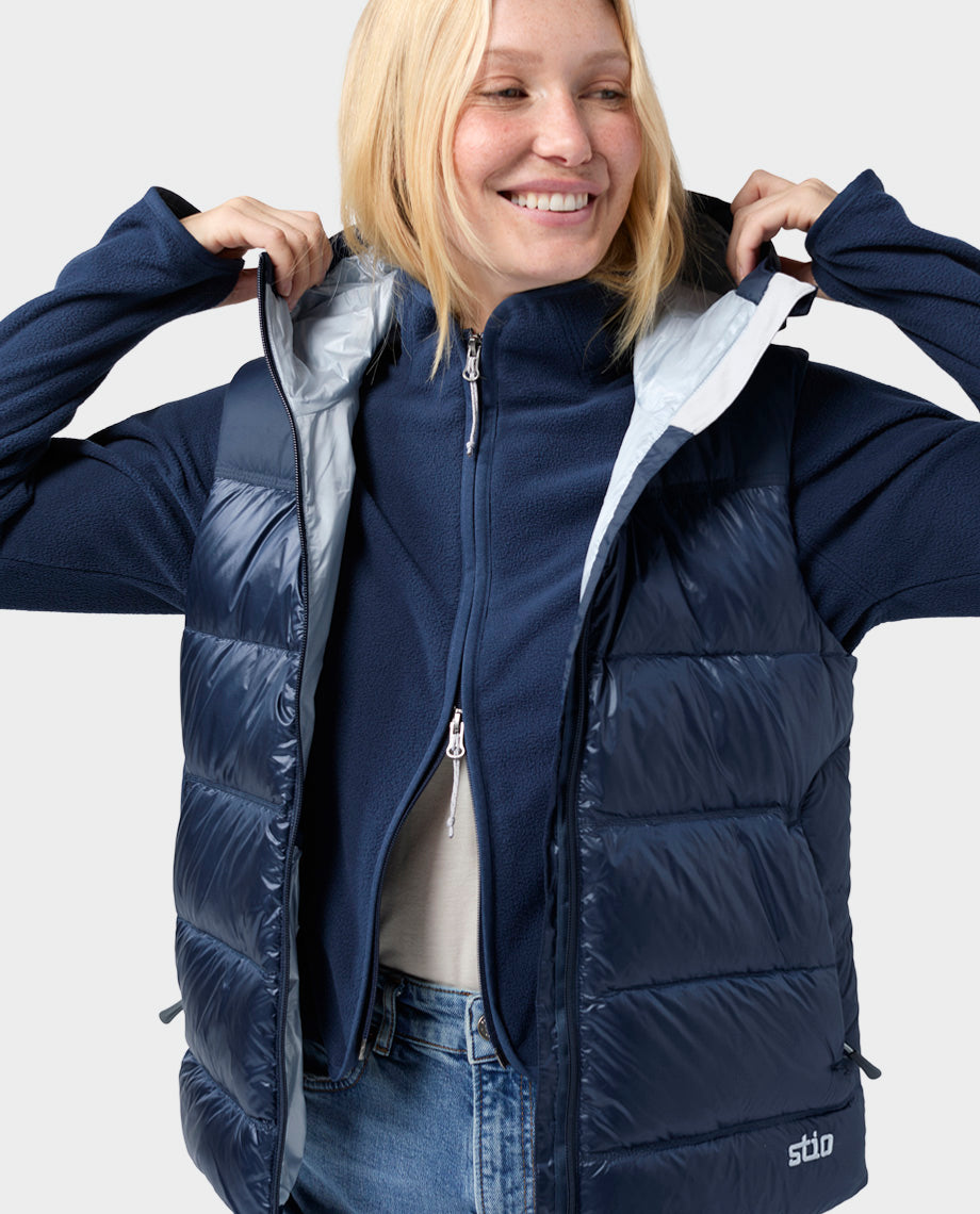 Women's Hometown Down Hooded Vest - Image 14