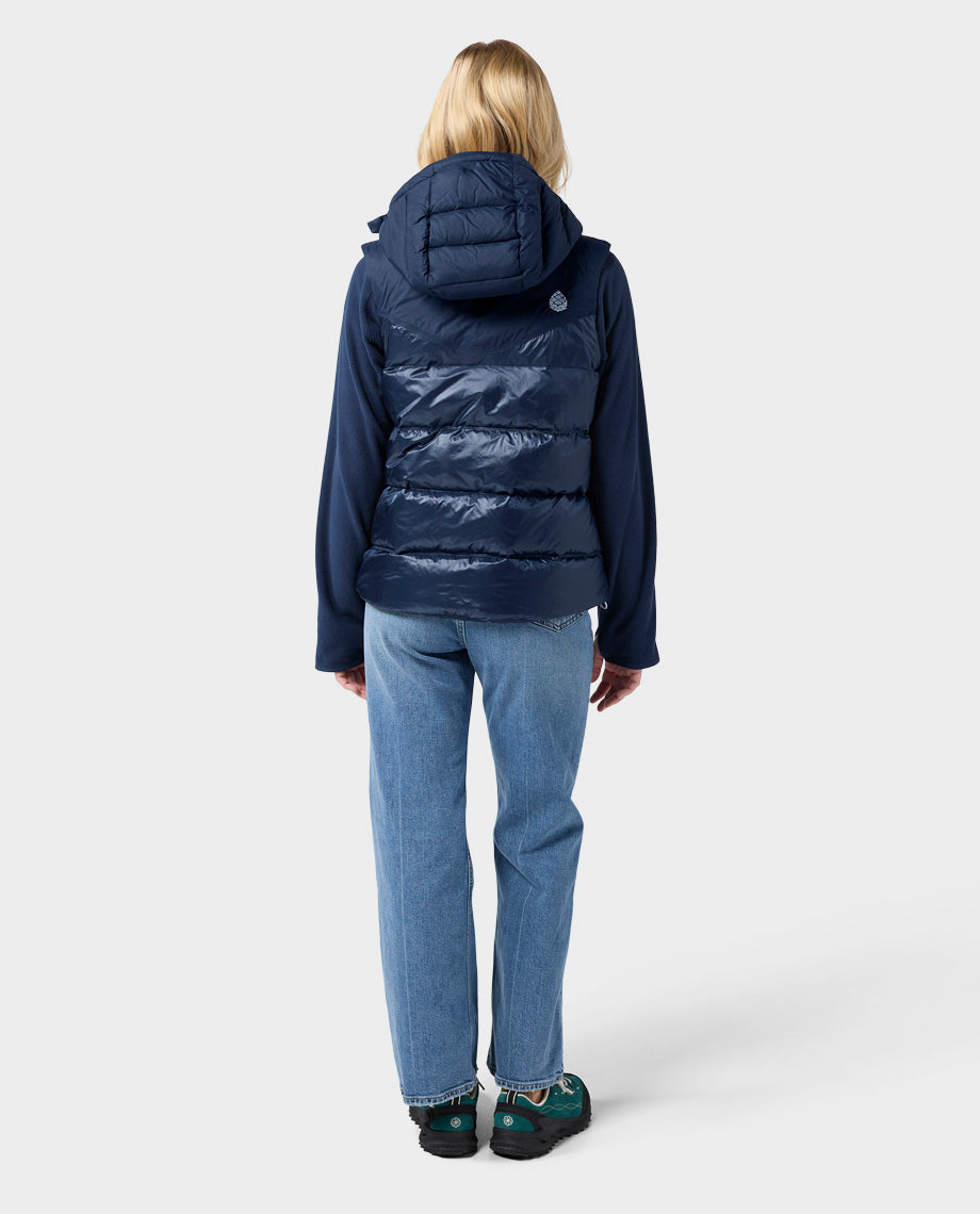 Women's Hometown Down Hooded Vest - Image 15