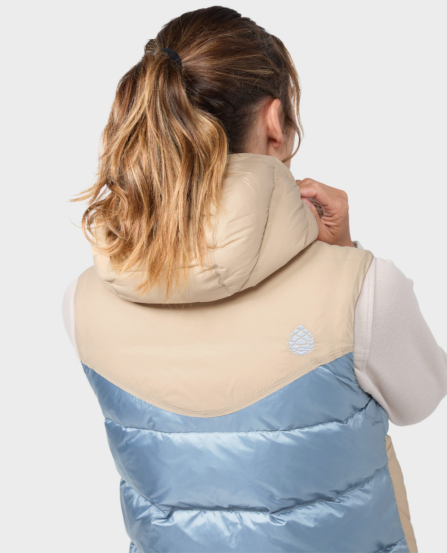 Women's Hometown Down Hooded Vest - Image 21