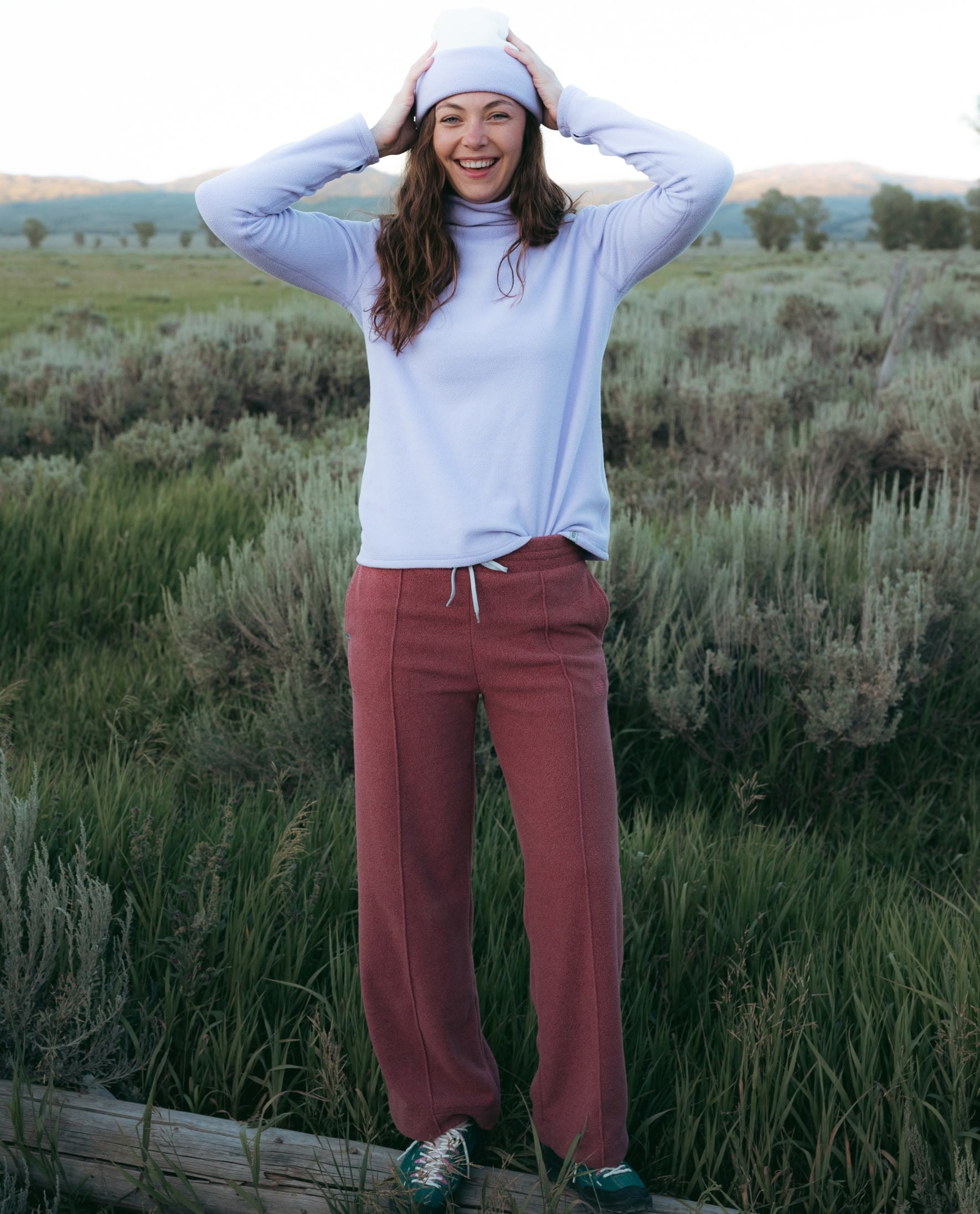 Women's Turpin Fleece Wide Leg Pant - Image 19