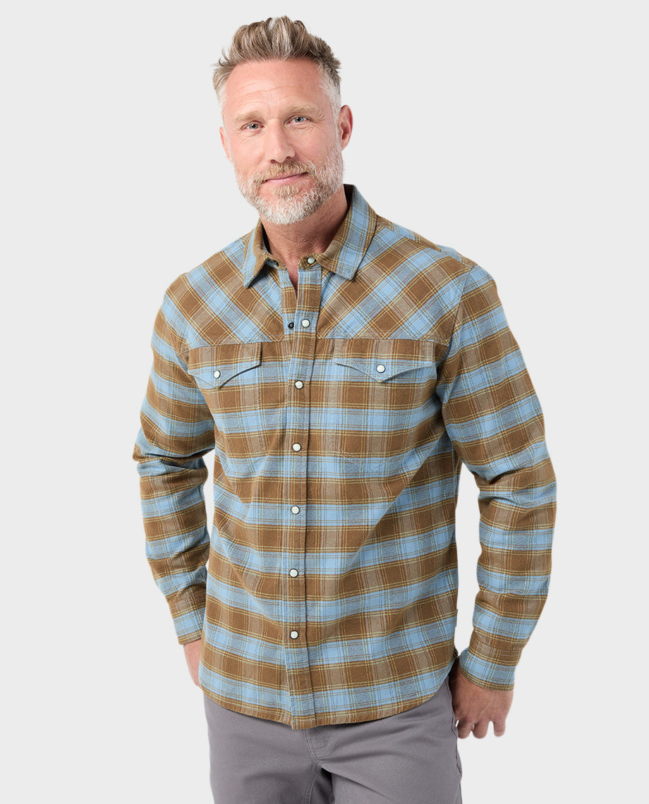 Men's Slipstone Midweight Flannel Shirt - Image 23