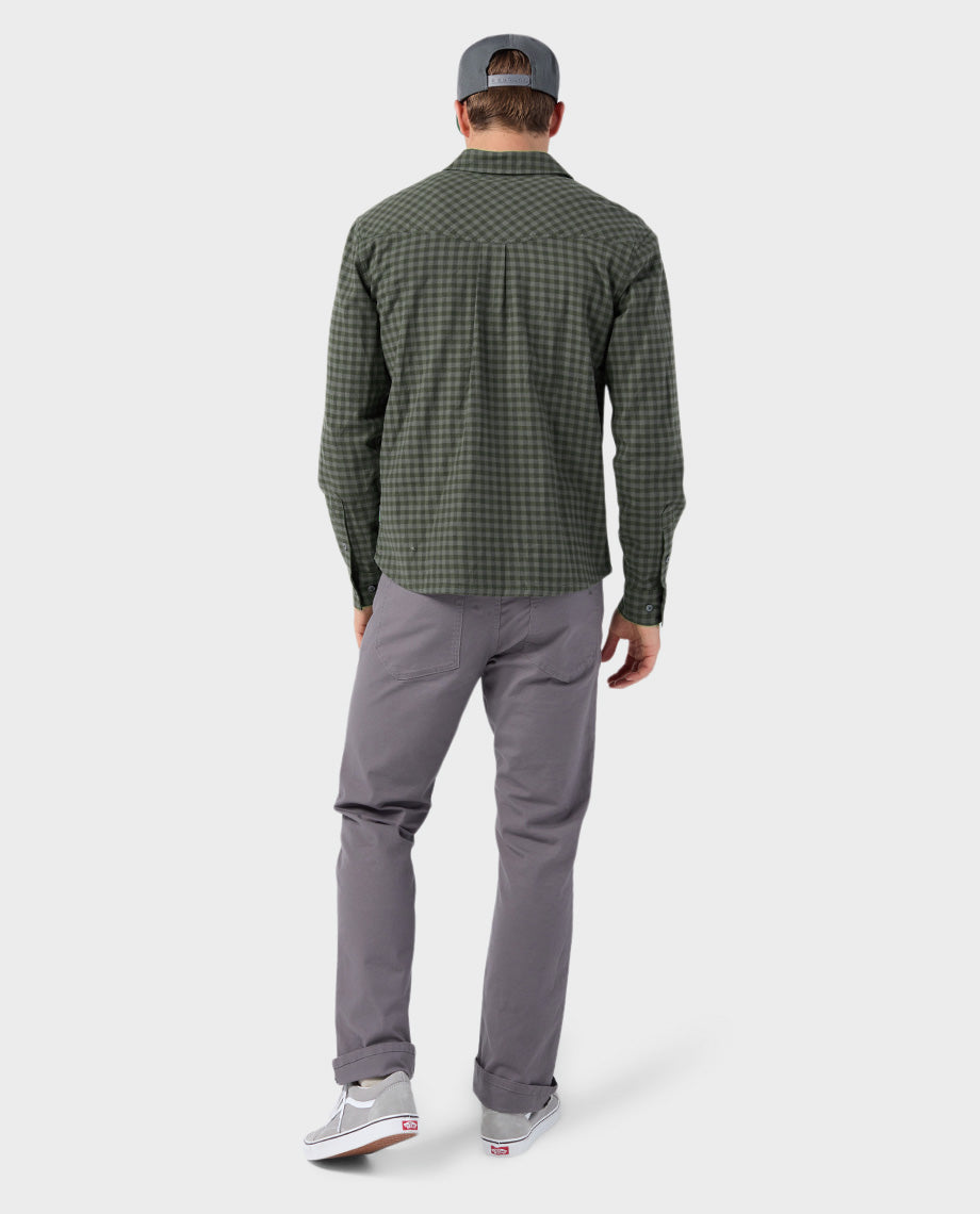 Men's Miter Stretch Lightweight Flannel Shirt - Image 21