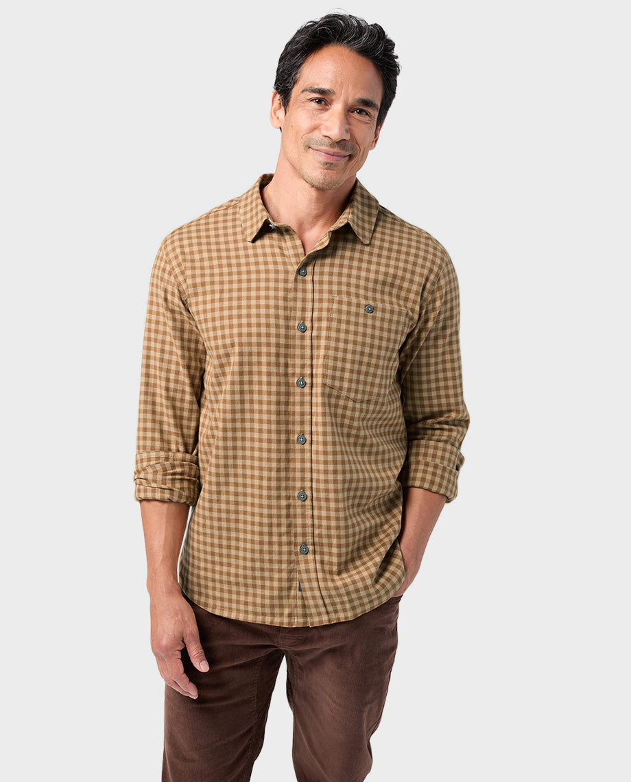 Men's Miter Stretch Lightweight Flannel Shirt - Image 3