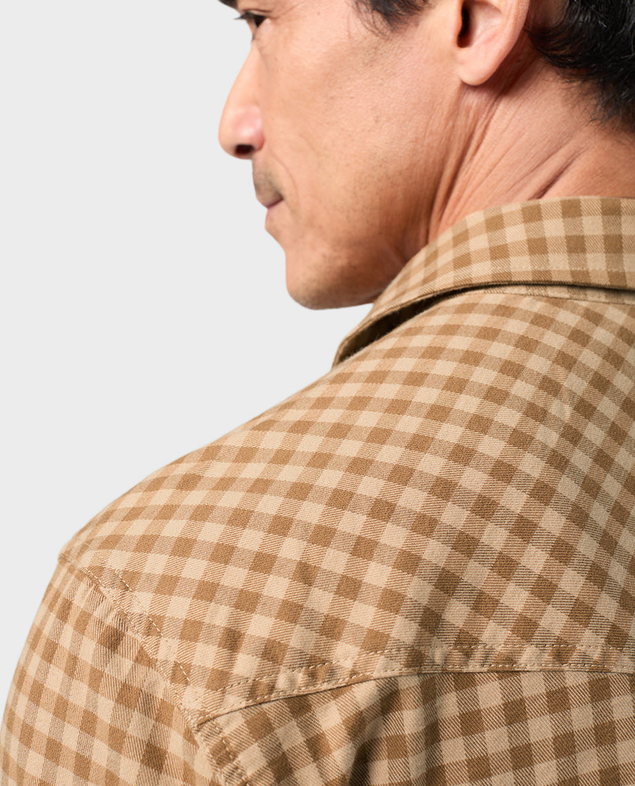 Men's Miter Stretch Lightweight Flannel Shirt - Image 7