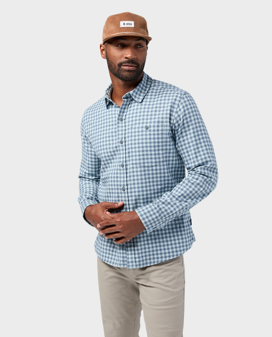 Men's Miter Stretch Lightweight Flannel Shirt - Image 14