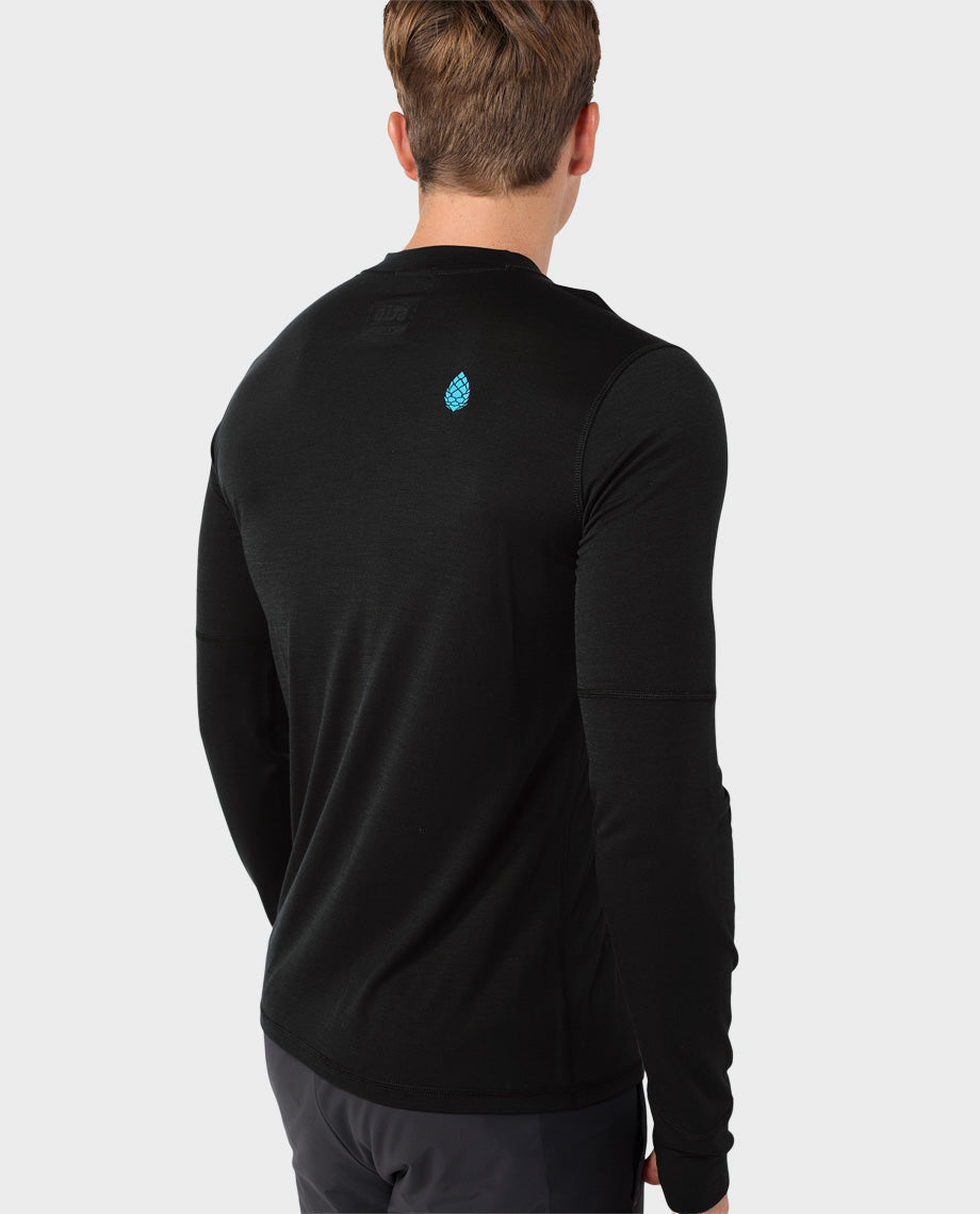 Men's Basis PeakWool Lightweight Crew LS - Image 6
