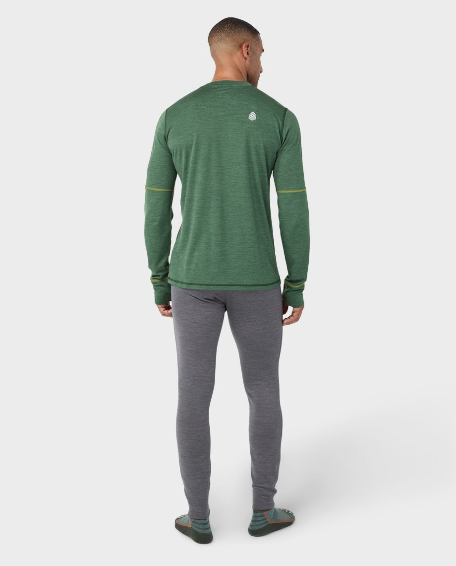 Men's Basis PeakWool Lightweight Crew LS - Image 14