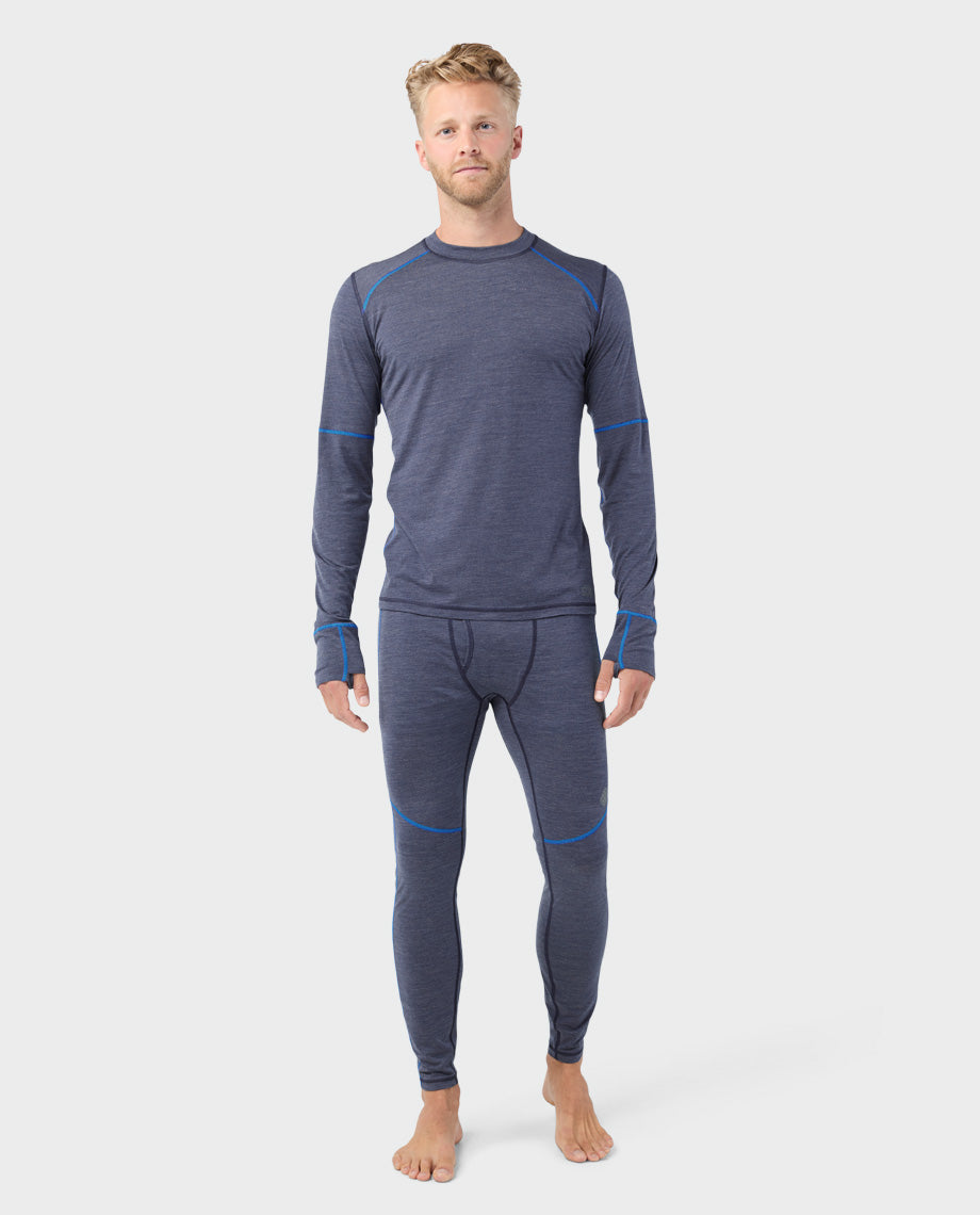 Men's Basis PeakWool Lightweight Crew LS - Image 20