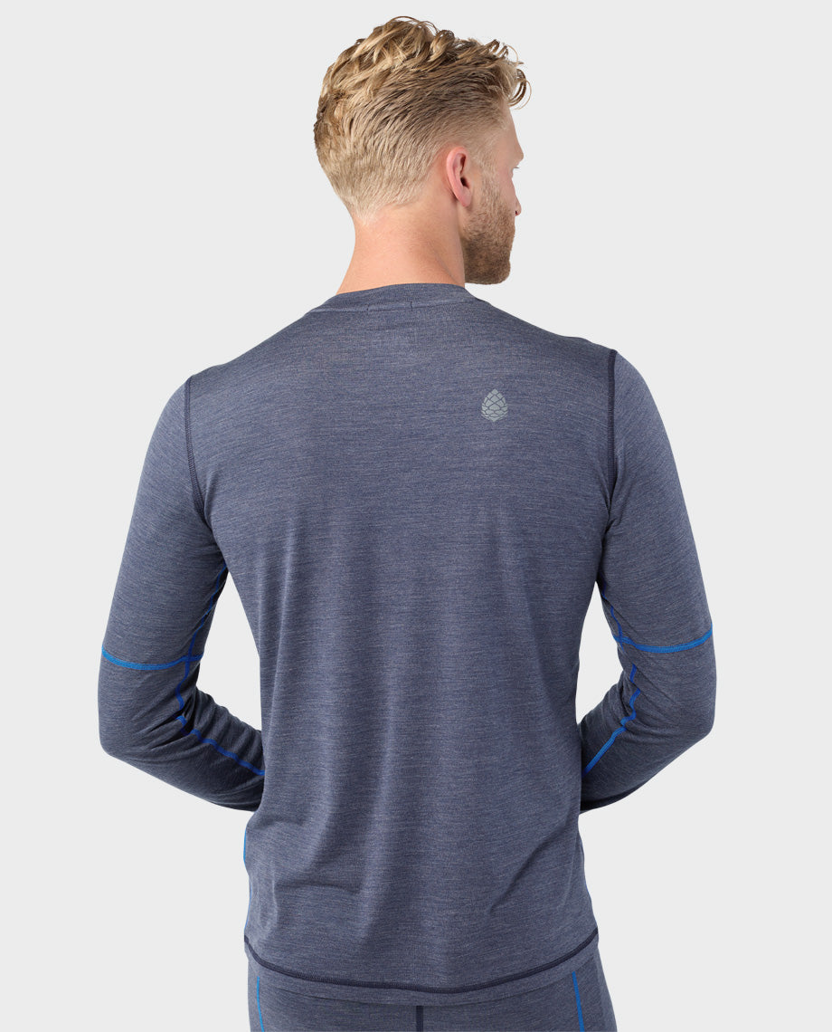 Men's Basis PeakWool Lightweight Crew LS - Image 22