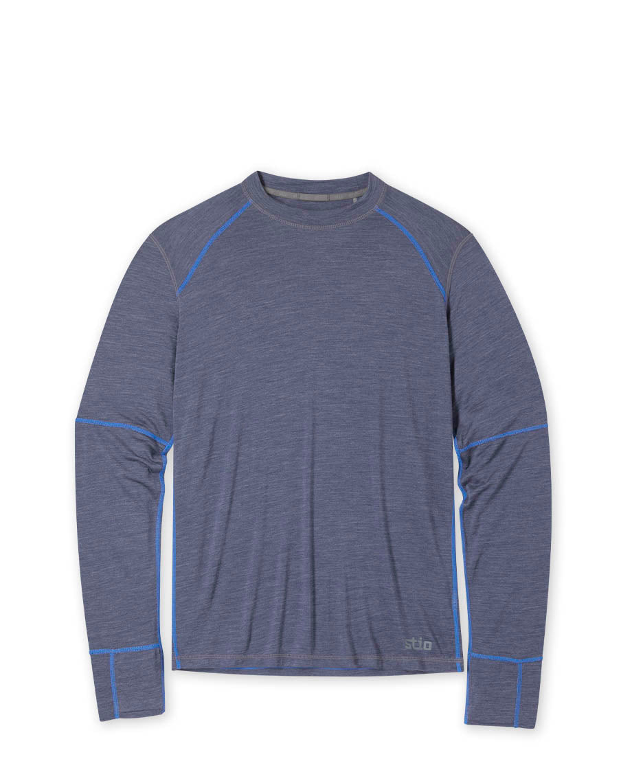 Men's Basis PeakWool Lightweight Crew LS - Image 18