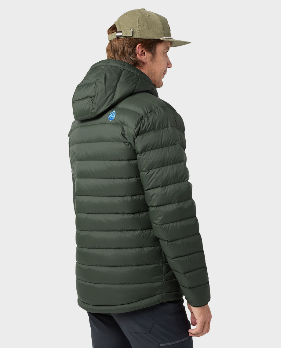 Men's Hometown Down Hooded Jacket - Image 4