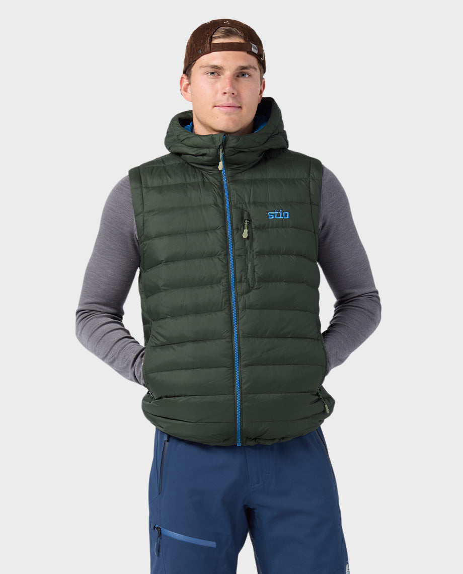 Men's Hometown Down Hooded Vest - Image 3