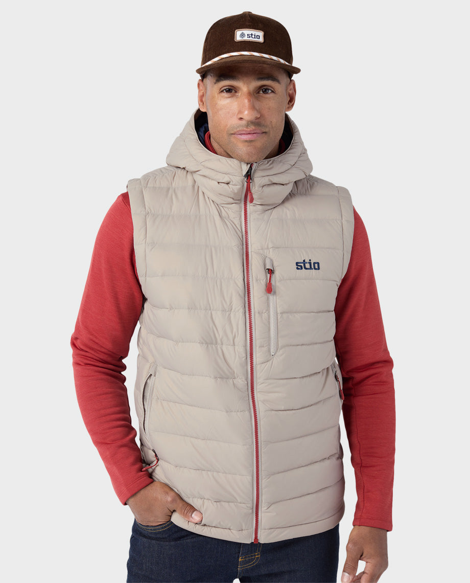 Men's Hometown Down Hooded Vest - Image 12