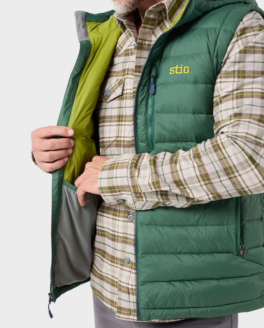 Men's Hometown Down Hooded Vest - Image 28