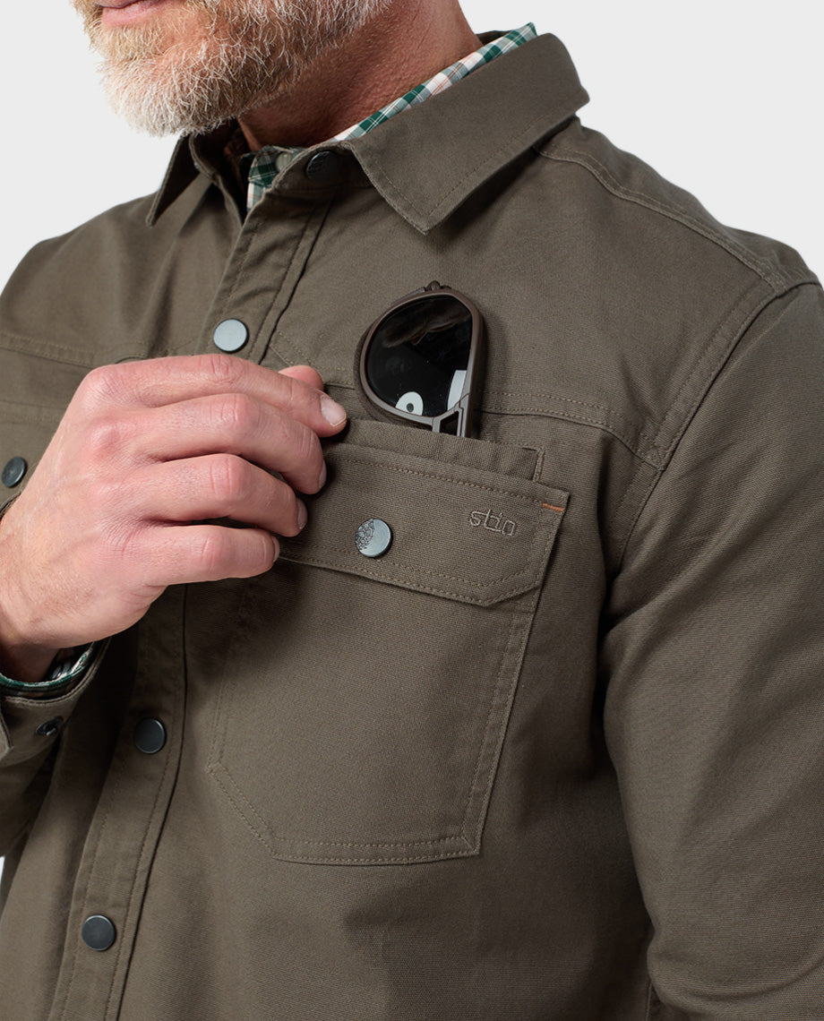 Men's Saratoga Canvas Shirt - Image 6