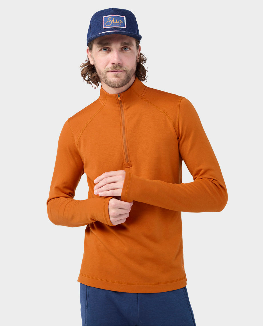 Men's Basis PeakWool Midweight Half Zip - Image 19