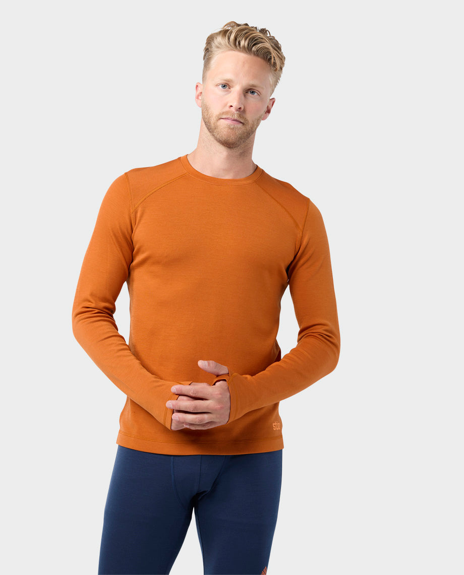 Men's Basis PeakWool Midweight Crew LS - Image 18