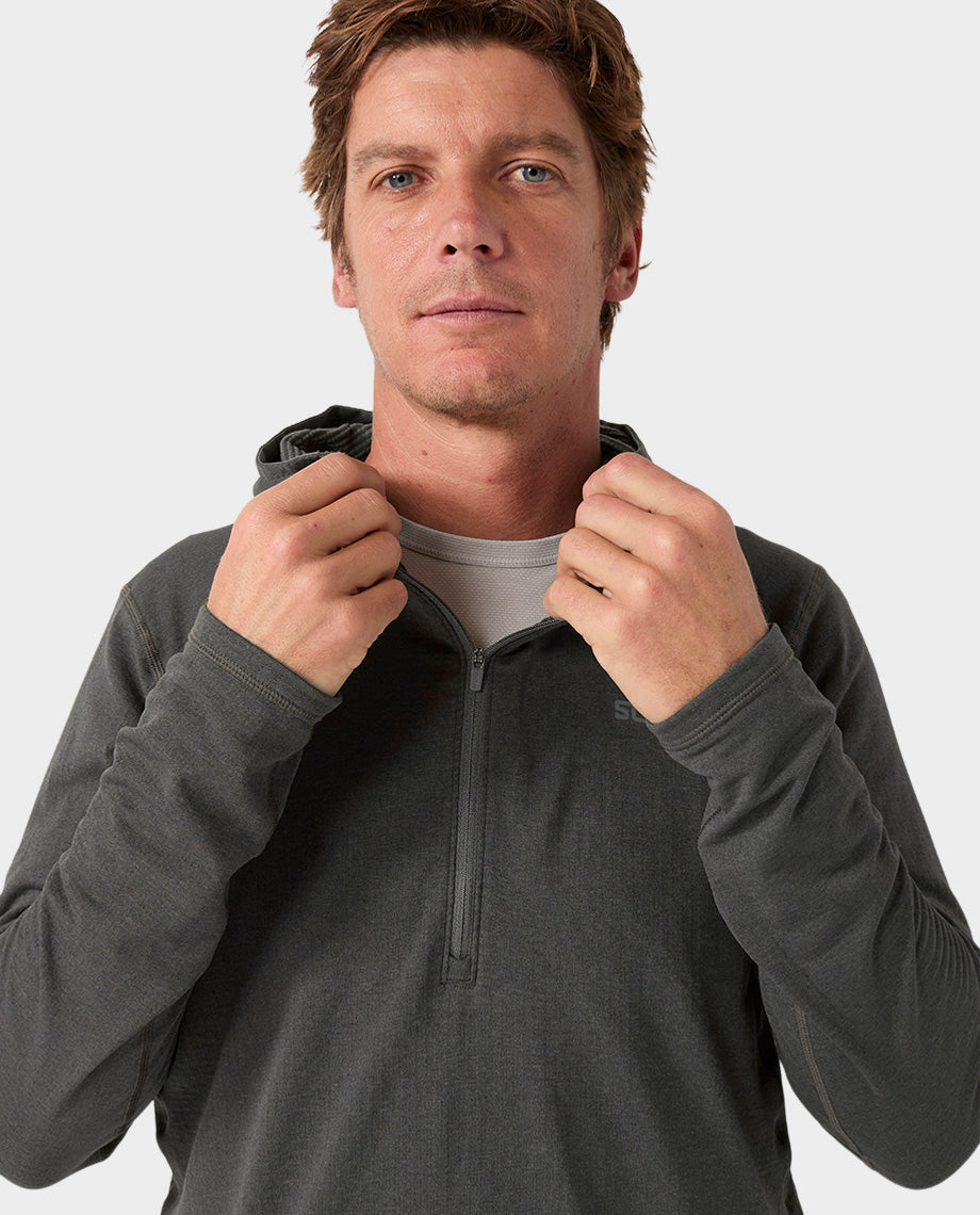 Men's Trax Power Grid Half Zip Hoodie - Image 24