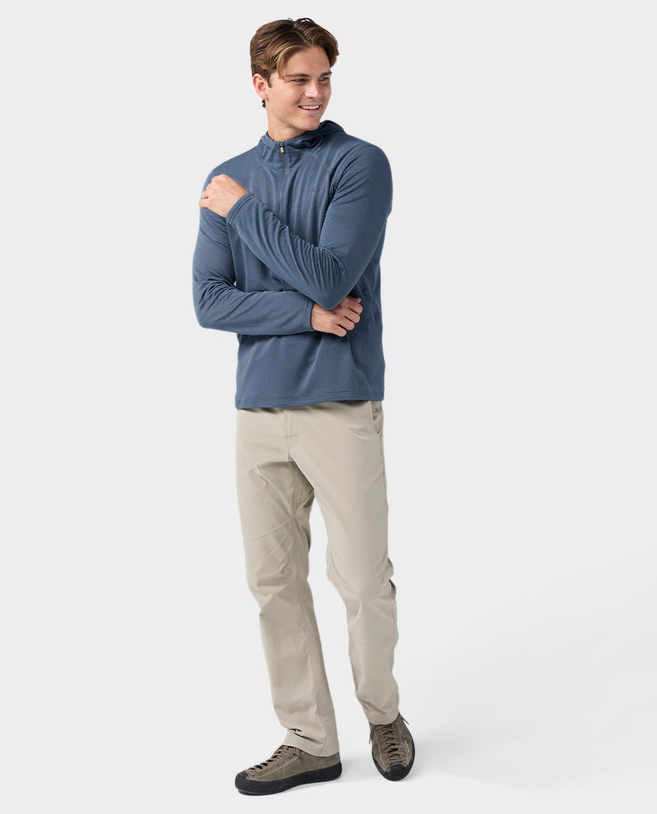 Men's Trax Power Grid Half Zip Hoodie - Image 3
