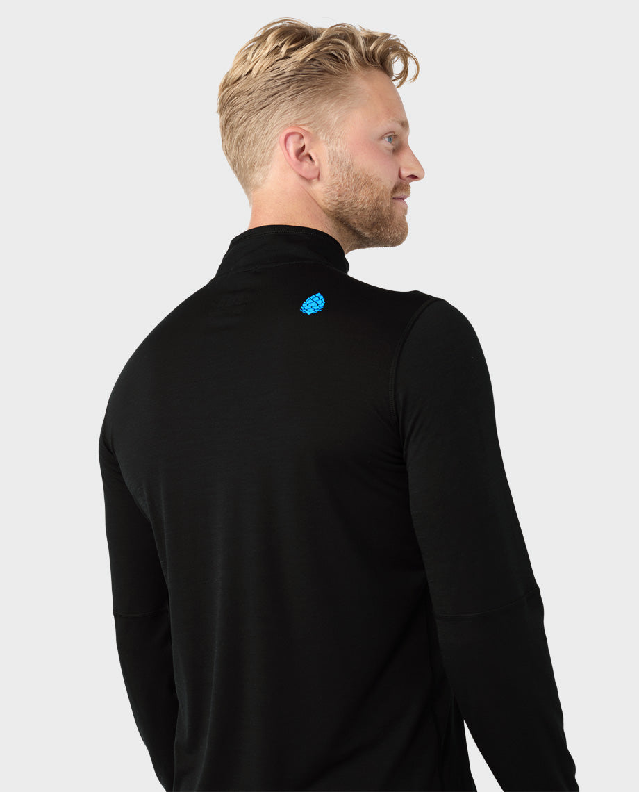 Men's Basis PeakWool Lightweight Half Zip - Image 6