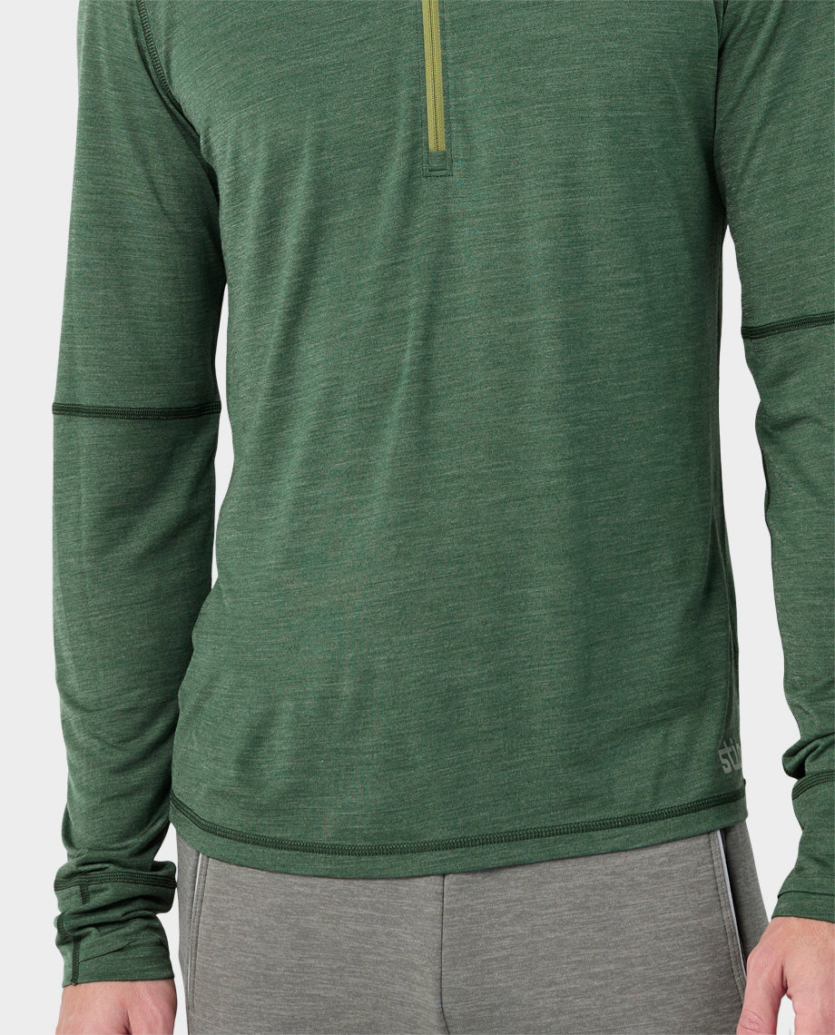 Men's Basis PeakWool Lightweight Half Zip - Image 20