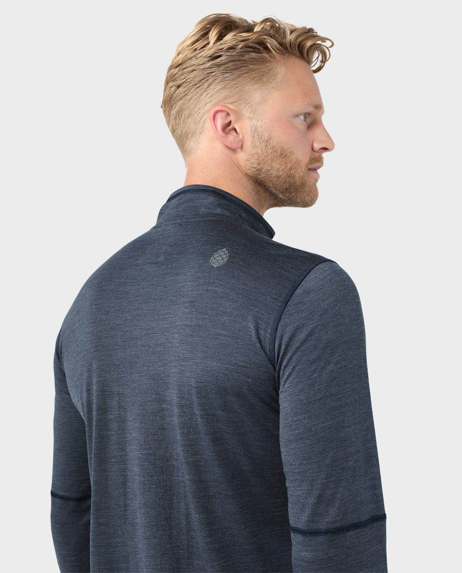 Men's Basis PeakWool Lightweight Half Zip - Image 14