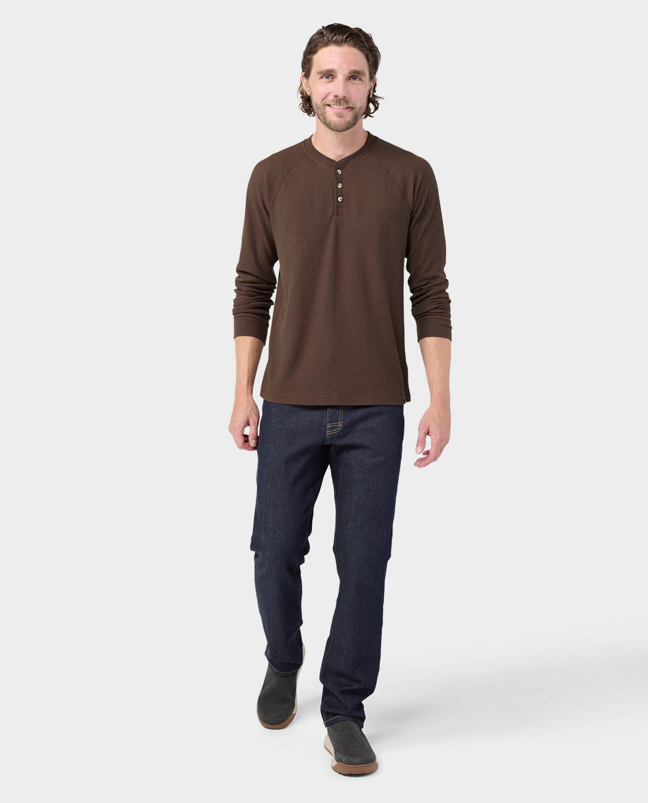 Men's Wister Waffle Henley - Image 4