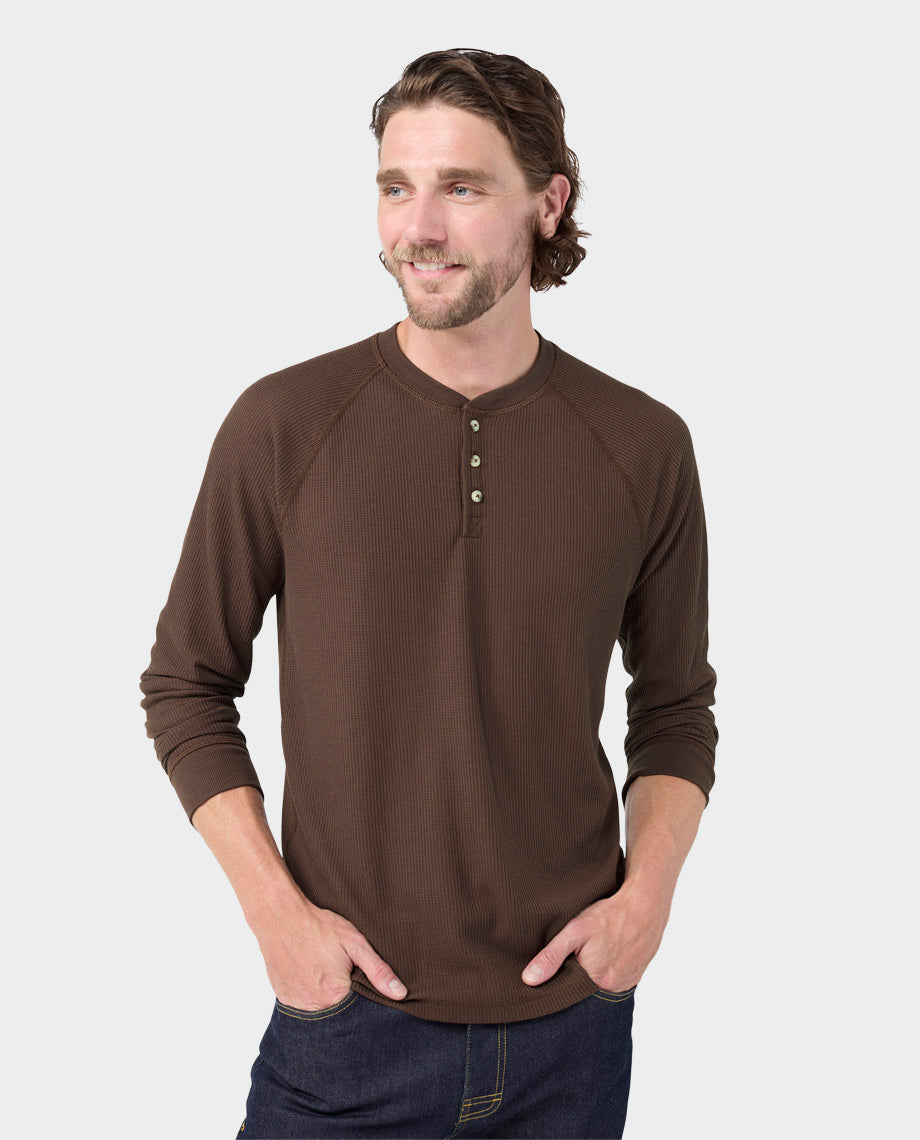 Men's Wister Waffle Henley - Image 6